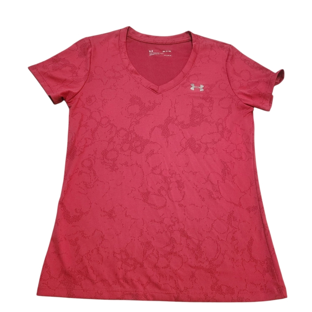 Under Armour Red Short Sleeve Tee